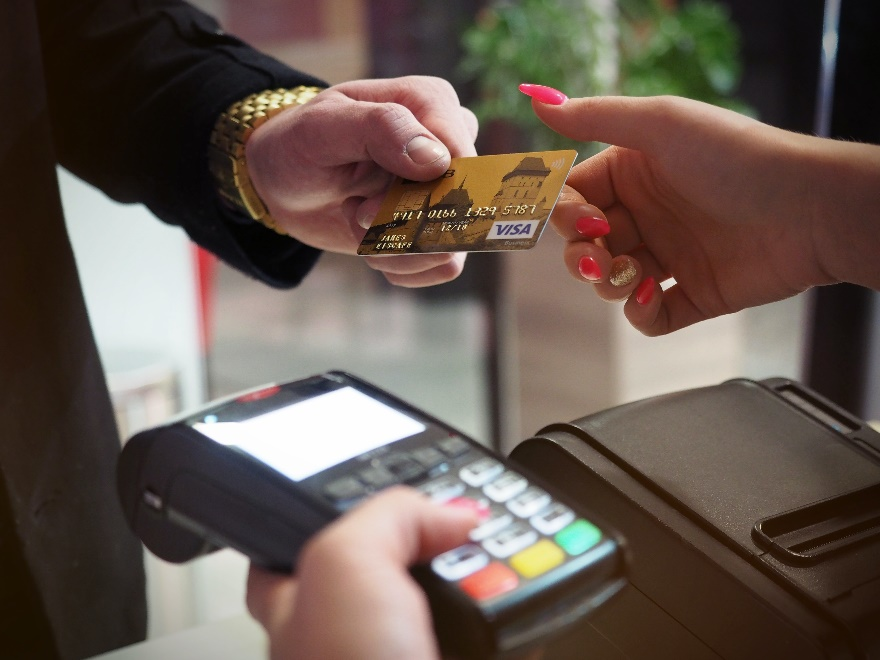 Payment terminal and a bank card